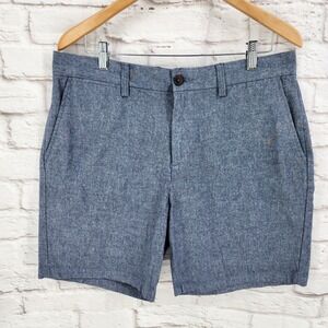 Old Navy Shorts Ultimate Slim Flex Cotton Stretch Flat Front Summer Preppy 34